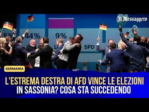 L'estrema destra di AfD vince le elezioni in Sassonia? Cosa sta succedendo in Germania