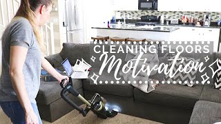 QUICK Floor Cleaning Motivation // Cleaning Mom