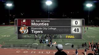 College Football - Riverside City vs Mt. San Antonio College video