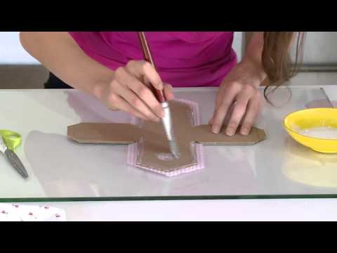 Mulher.com - Casinha de passarinho feita com papelão e tecido