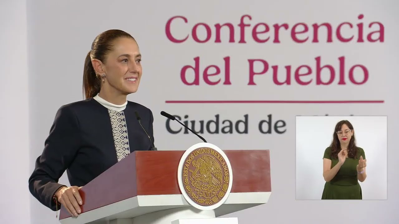 Mañanera de Claudia Sheinbaum del 22 de octubre de 2026