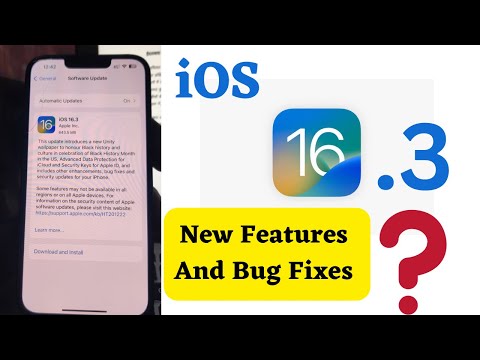 iOS 16.3 is Out - New Features ⁉️ bug Fixes