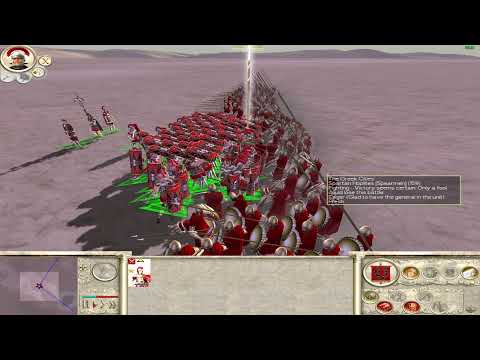 (Rome : Total War) walking Roman Testudo vs Spartan Phalanx