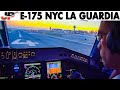 Piloting Embraer 175 From New York La Guardia Cockpit Views