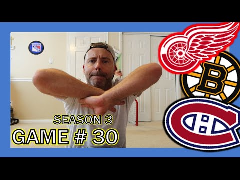 KNEE HOCKEY SEASON 3 - GAME 30 - RED WINGS / CANADIENS / BRUINS - QUINNBOYSTV