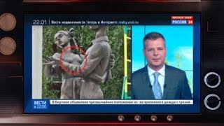 Как немецкая фото-модель оказалась на памятнике советскому солдату - Гражданская оборона
