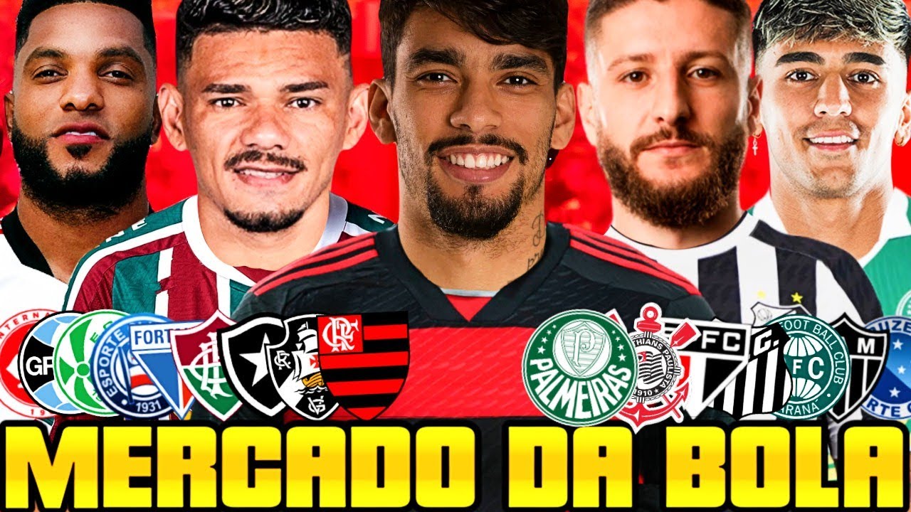 MERCADO DA BOLA 2025 | LUCAS PAQUETA NO FLAMENGO OU BOTAFOGO? SANTOS - PALMEIRAS - FLUMINENSE -VASCO