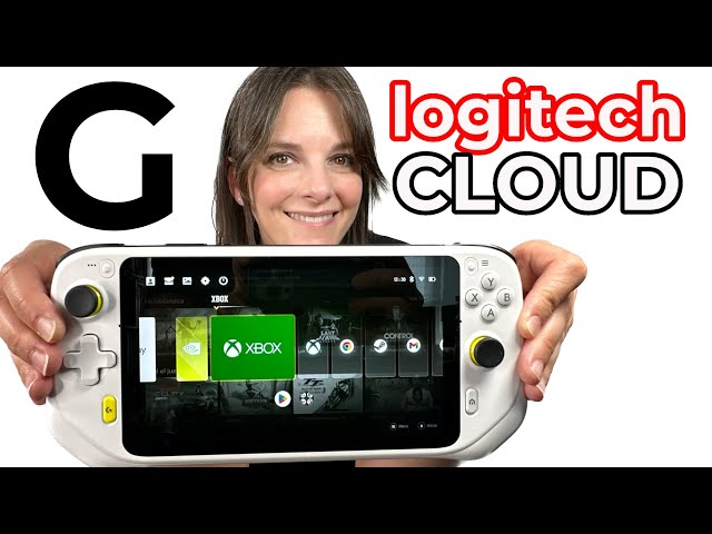 Vídeo relacionado con Logitech G Cloud Gaming Handheld, consola portátil con batería de larga duración, pantalla táctil 1080P de 7 in, Xbox Cloud Gaming, NVIDIA GeForce, Google Play - Blanco