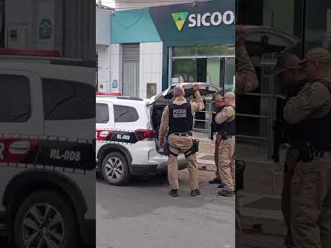 PM frustra assalto acima cooperativa de crédito na cidade de Taperoá PB e prende dois suspeitos