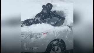 Illinois: Heavy winter storm blankets Chicago area in snow