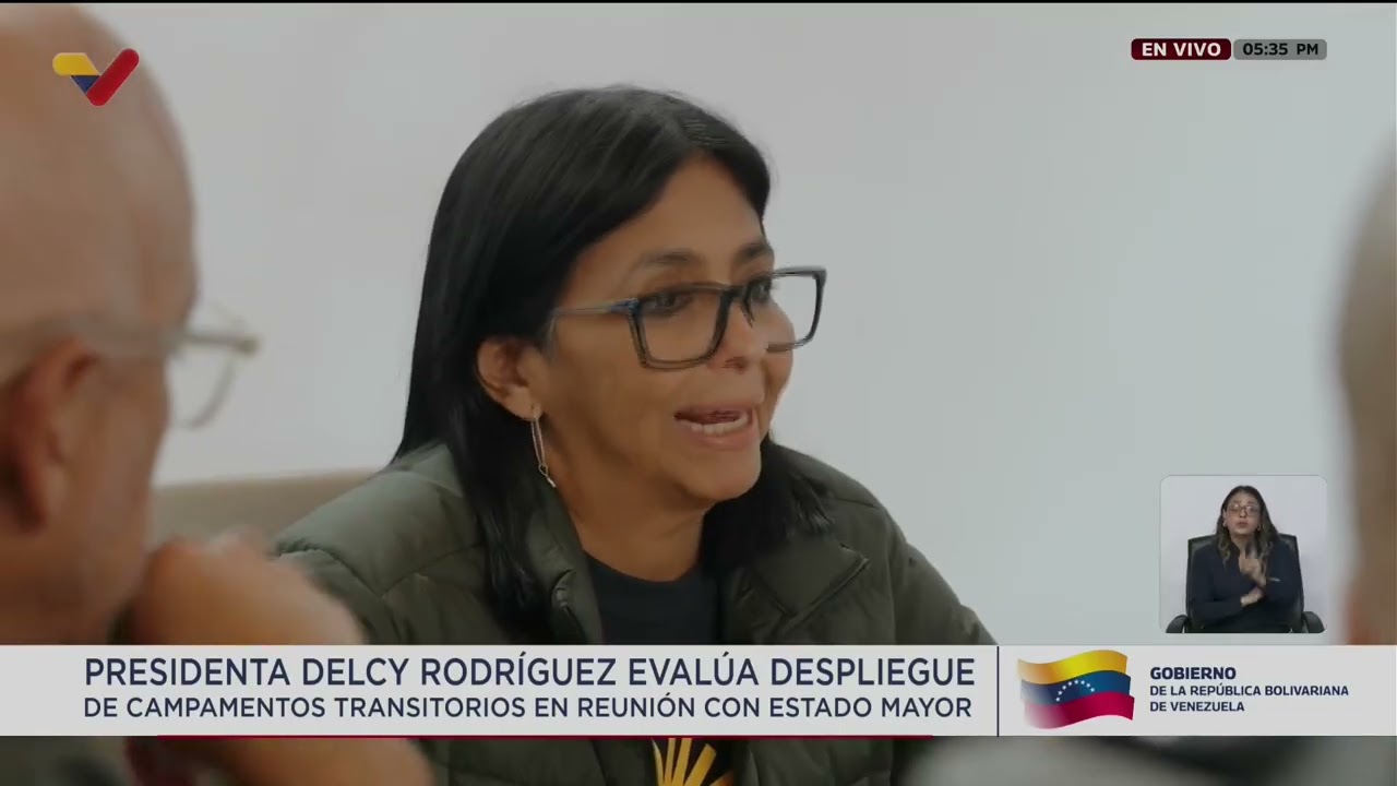 Delcy Rodríguez reunida con Estado Mayor: Registro Único de Vivienda y créditos a Condominios