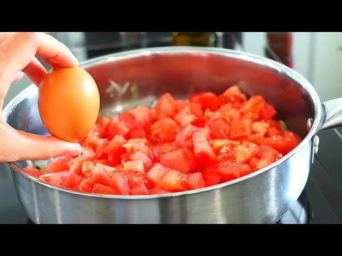 Tienes un huevo y tomates? Prepara la comida típica de Portugal //Sopa de tomate con huevo escalfado