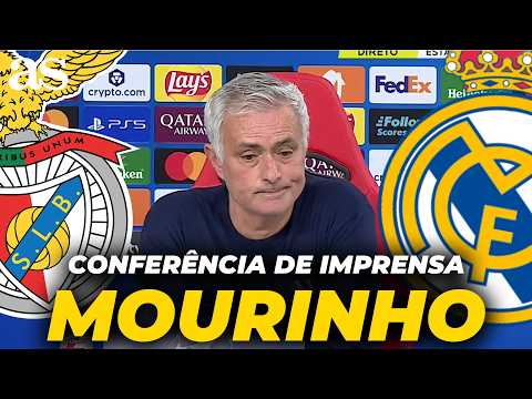 MOURINHO, CONFERÊNCIA de IMPRENSA após o Benfica 0 - Real Madrid 1: RACISMO CONTRA VINICIUS JUNIOR