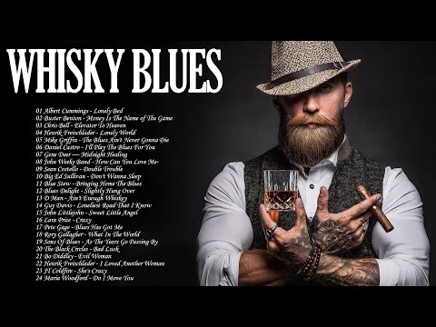 Relaxing Whiskey Blues Music - Great Slow Blues, Rock Ballads Songs - Electric Guitar Blues