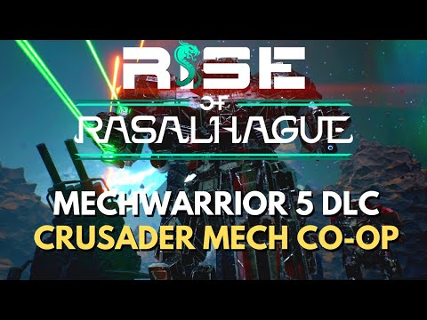 Mechwarrior 5: The Rise of Rasalhague DLC | Co-op with the NEW Crusader Mech!