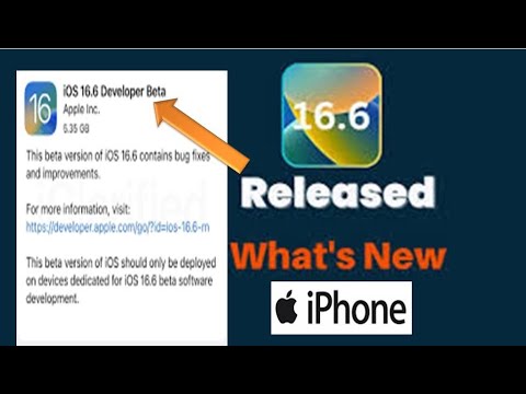 iOS 16.6 Beta 1 || iOS 16.6 Beta 1 Features || How To Download iOS 16.6 Beta 1 || iOS 16.6 Beta