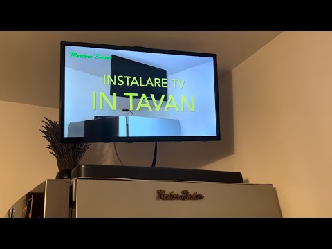 Instalare suport Tv in tavan