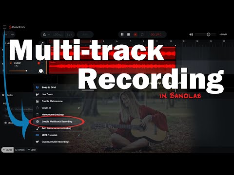 Multi-track Recording in Bandlab
