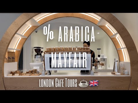 Hidden Gem Japanese inspired cafe % Arabica in Mayfair ☕️🇬🇧