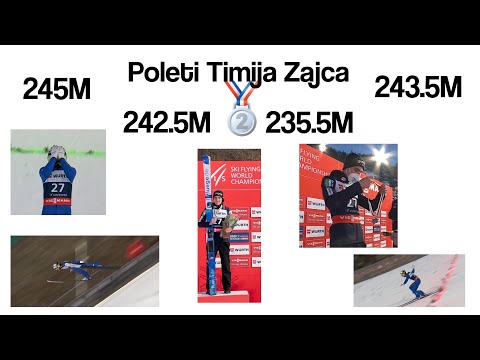 ŠTIRJE ODLIČNI POLETI TIMIJA ZAJCA V VIKERSUNDU!🥈(242.5M, 245M, 243.5M, 235.5M) Vikersund 2022