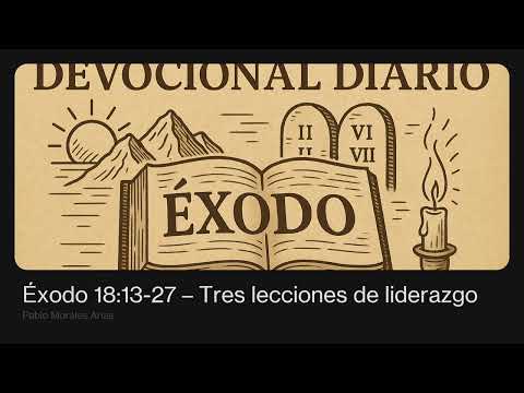 Devocional diario #210: Éxodo 18:13-27. Tres lecciones de liderazgo