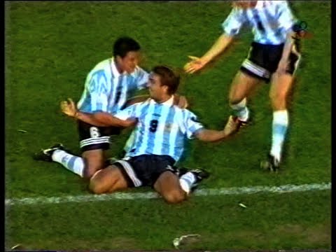 1996.09.01 Argentina 1 - Paraguay 1 (Partido Completo 60fps - Clasificatorias Francia 1998)