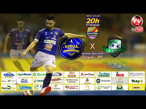 Giruá Futsal x Novo Barreiro - Gauchão de Futsal - Série B - 2022