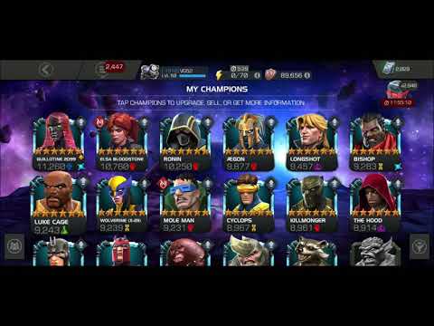 Magneto 6* Star R2 Level Up & Gameplay - Marvel Contest Of Champions (MCOC)