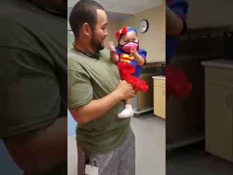 Beautiful end of chemo celebration for amazing little girl