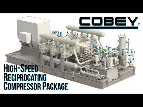 Cobey high-speed reciprocating compressor packages