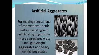 CONCRETE TECHNOLOGY: AGGREGATE
