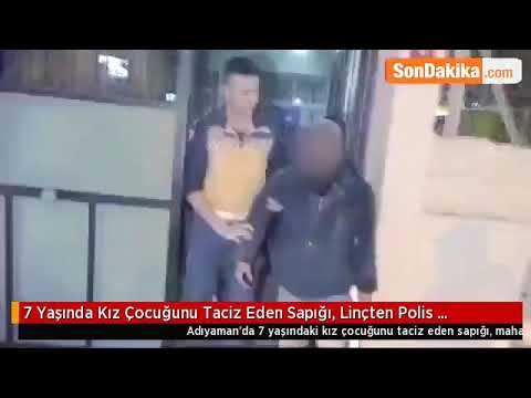 7 Yaşında Kız Çocuğunu Taciz Eden Sapığı, Linçten Polis Kurtardı