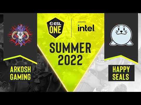 Dota2 - Happy Seals vs. Arkosh Gaming - Game 2 - DPC NA Tour 3 - ESL One Summer 2022