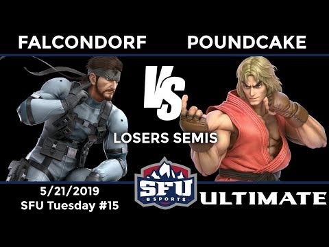 SFU Ultimate #15: Losers Semis - Falcondorf (Snake) vs PoundCake (Ken)