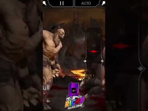 Goro Destroying Kotal Kahn On Mortal Kombat Mobile