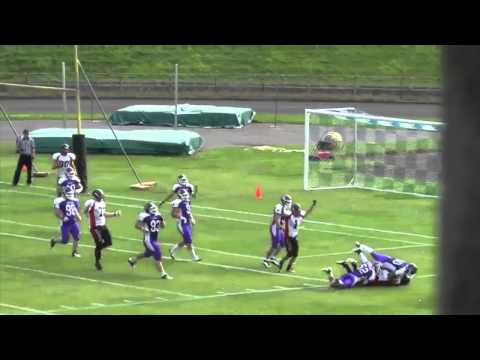 Danish National League 2012 Triangle Razorbacks vs. Copenhagen Towers Highlights