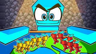 Entrei no Servidor de MINIWAR no Minecraft!