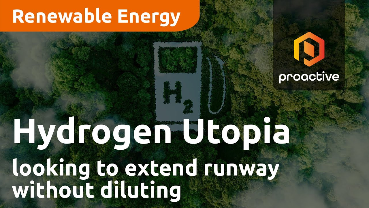 Hydrogen Utopia International looking to extend runway without diluting shareholders