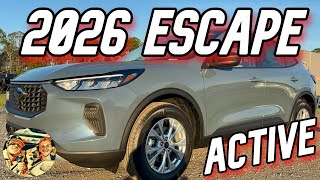 NEW 2026 FORD ESCAPE ACTIVE 🔥 VAPOR BLUE – TECH PACKAGE, 1.5L ECOBOOST SUV REVIEW