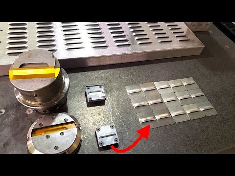 3D Printed Sheet Metal Louver Forming Tool