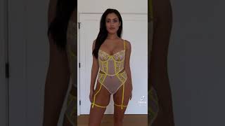 Stunning babe lingerie