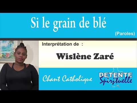 Si le grain de blé tombé