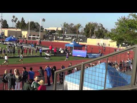 FSB 800m finish at Sunset Finals 5-8-14 - Los Alamitos Boys