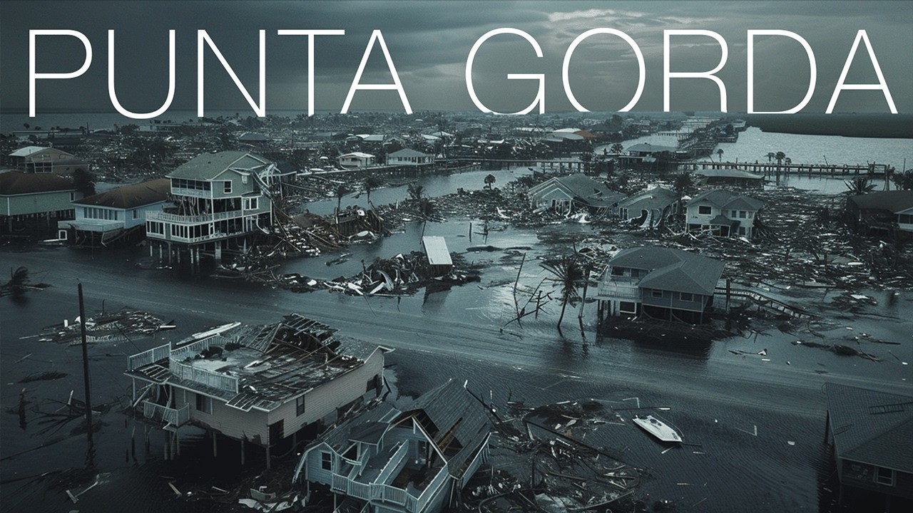 Hurricane Milton Devastates Punta Gorda Florida - Drone Ros Kulikovskiy