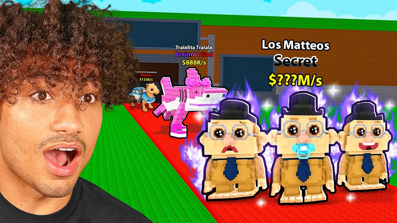 NEW LOS MATEOS BRAINROT + ADMIN ABUSE In Steal A Brianrot!