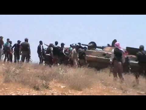 استهداف مقرات النظام في المخافر الحدودي 36 و 37 في ريف درعا من قبل كتيبة شهداء صيدا