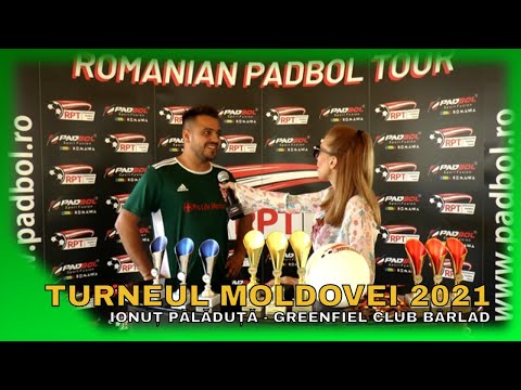 Ionuț Pălăduță a performat până în sferturi la Turneul Moldovei – Romanian Padbol Tour 2021