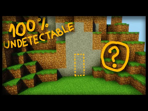 Undetectable Minecraft Door - SHOCKING Redstone Tutorial!