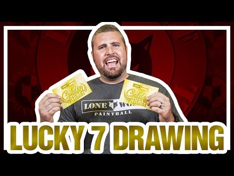 Lucky 7 Drawing | GOLDEN TICKET Drawing 2 | Lone Wolf Paintball