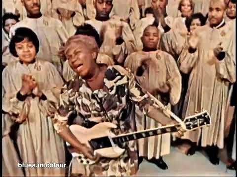 Sister Rosetta Tharpe - Up Above My Head live [Colourised] 1964